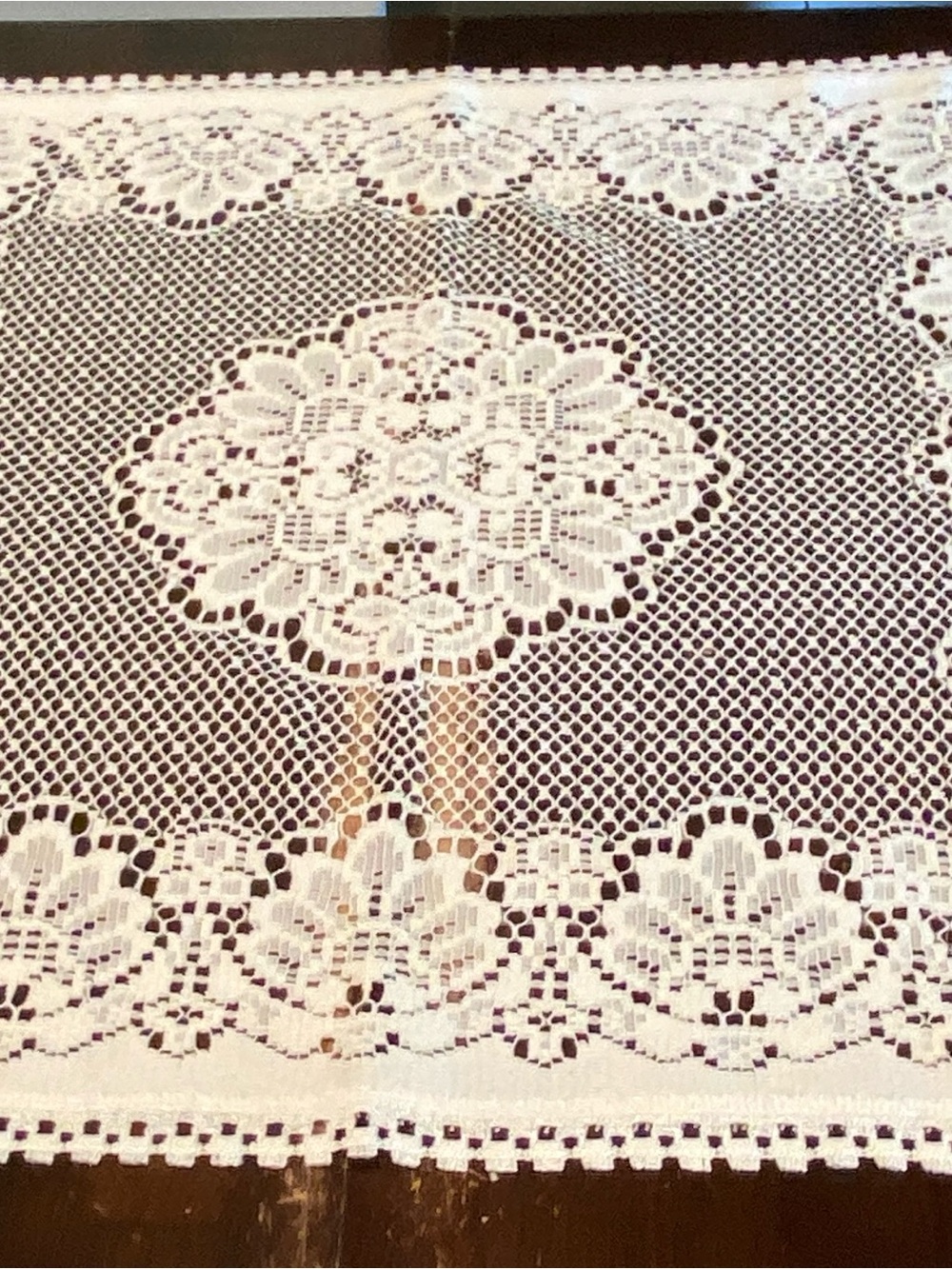 Vintage Lace Table Overlay